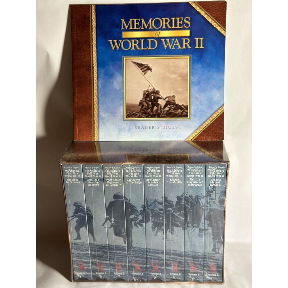 Memories World War 2 Booklet, DVD Volumes 1 - 8 NEW Sealed